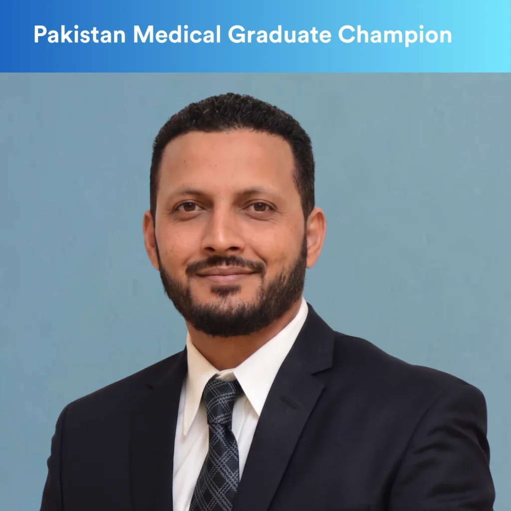 Syed Tahseen Pakistan Medical Graduate Champion